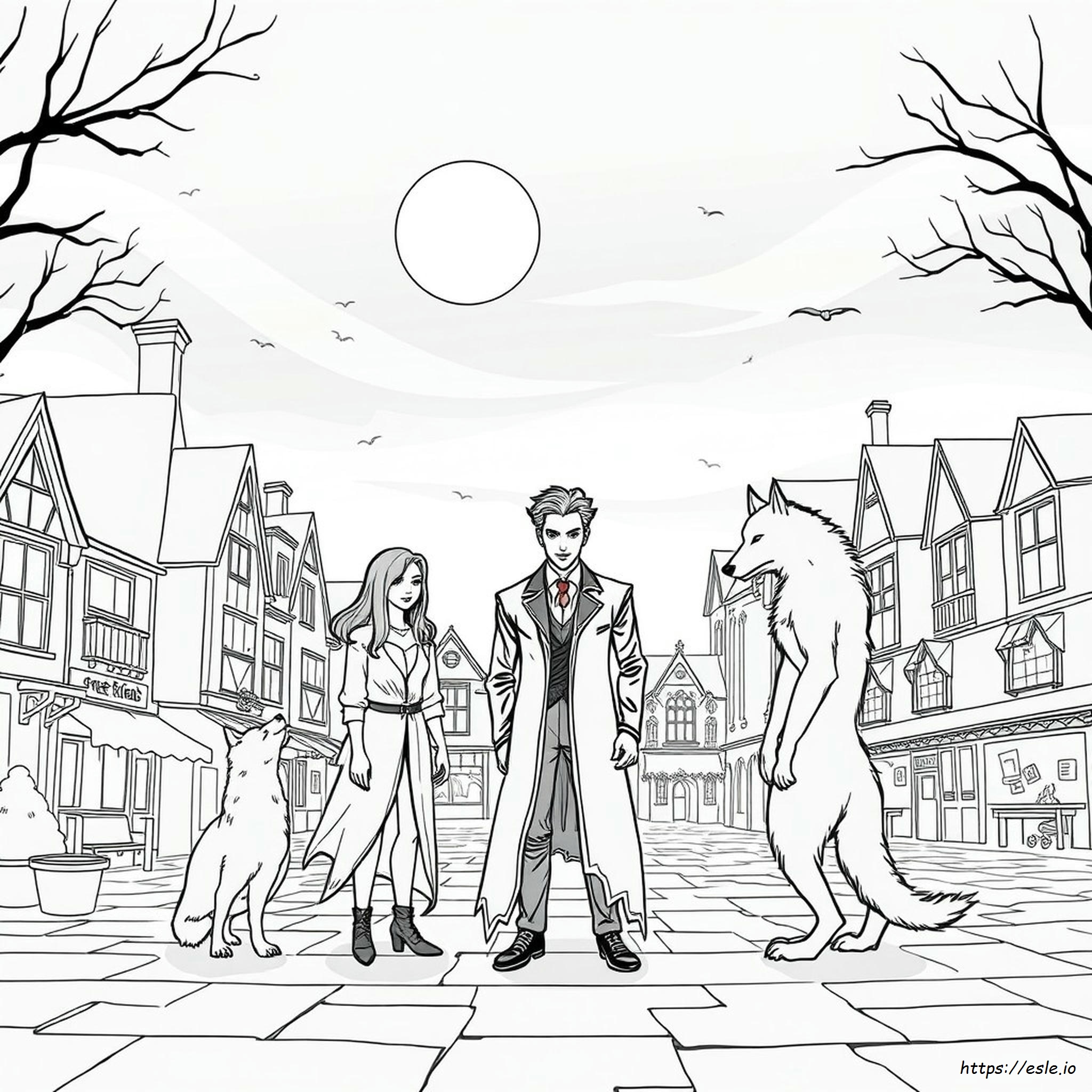 Twilight Saga Colouring Pages