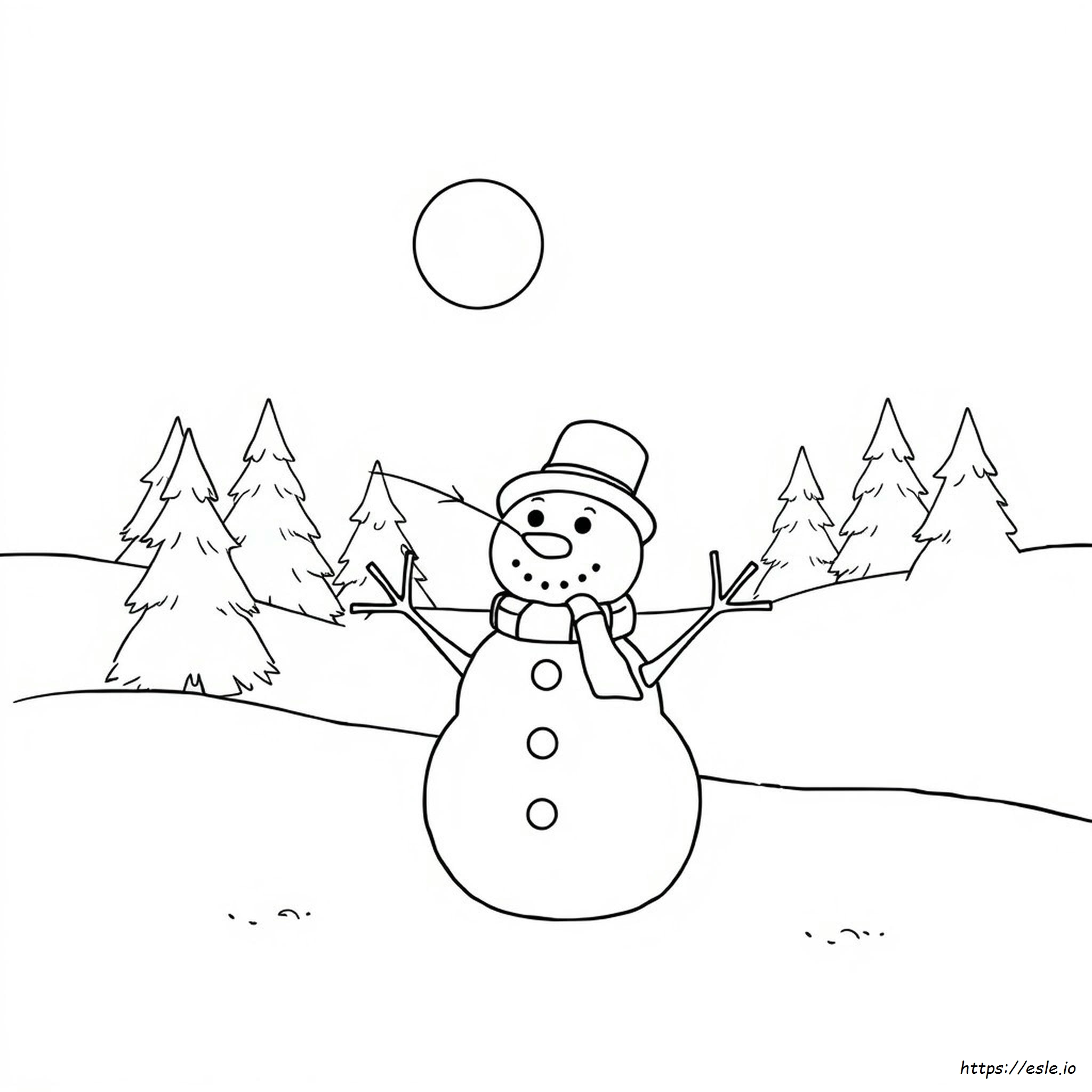 Bonhomme Coloring Page