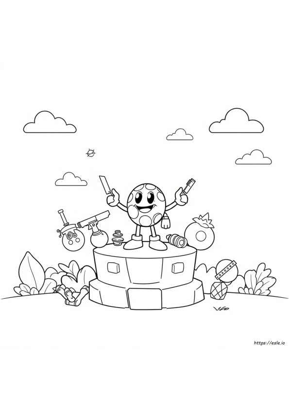 Drawing Blox Fruits Coloring Pages