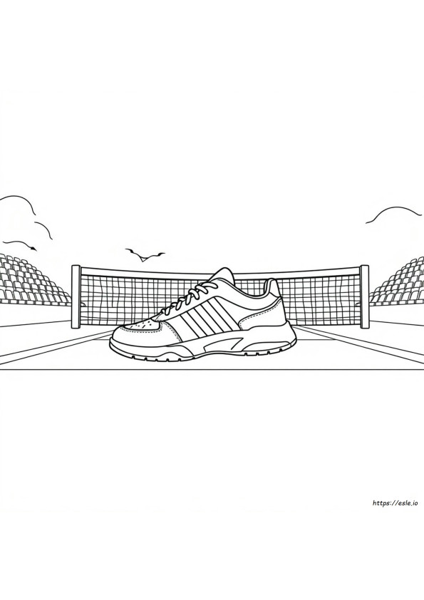 Scarpe Da Tennis Da Colorare E Stampare