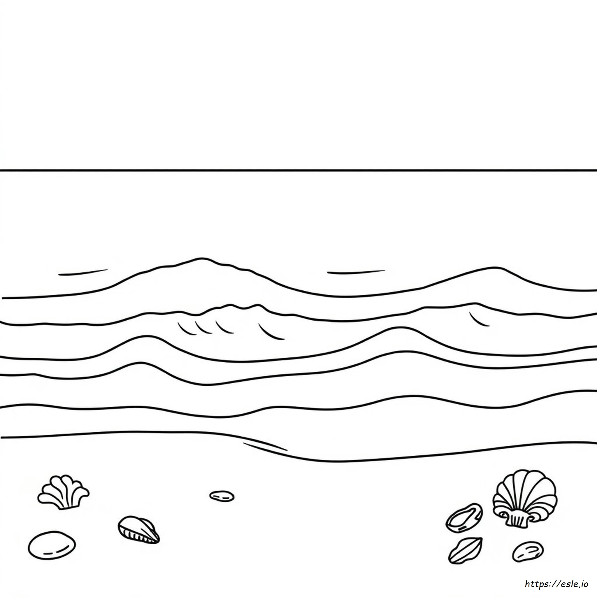 Printable Easy Ocean Coloring Pages