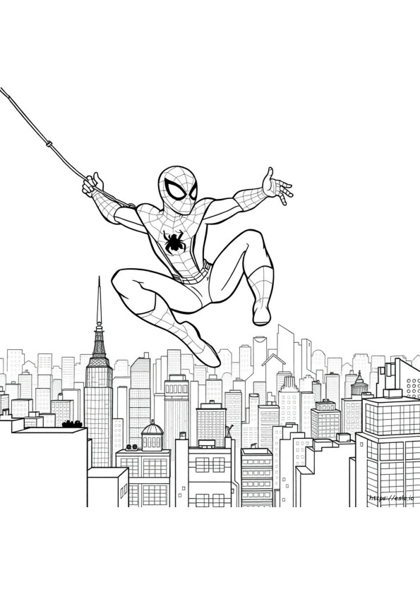 Spiderman Coloring Pictures Free