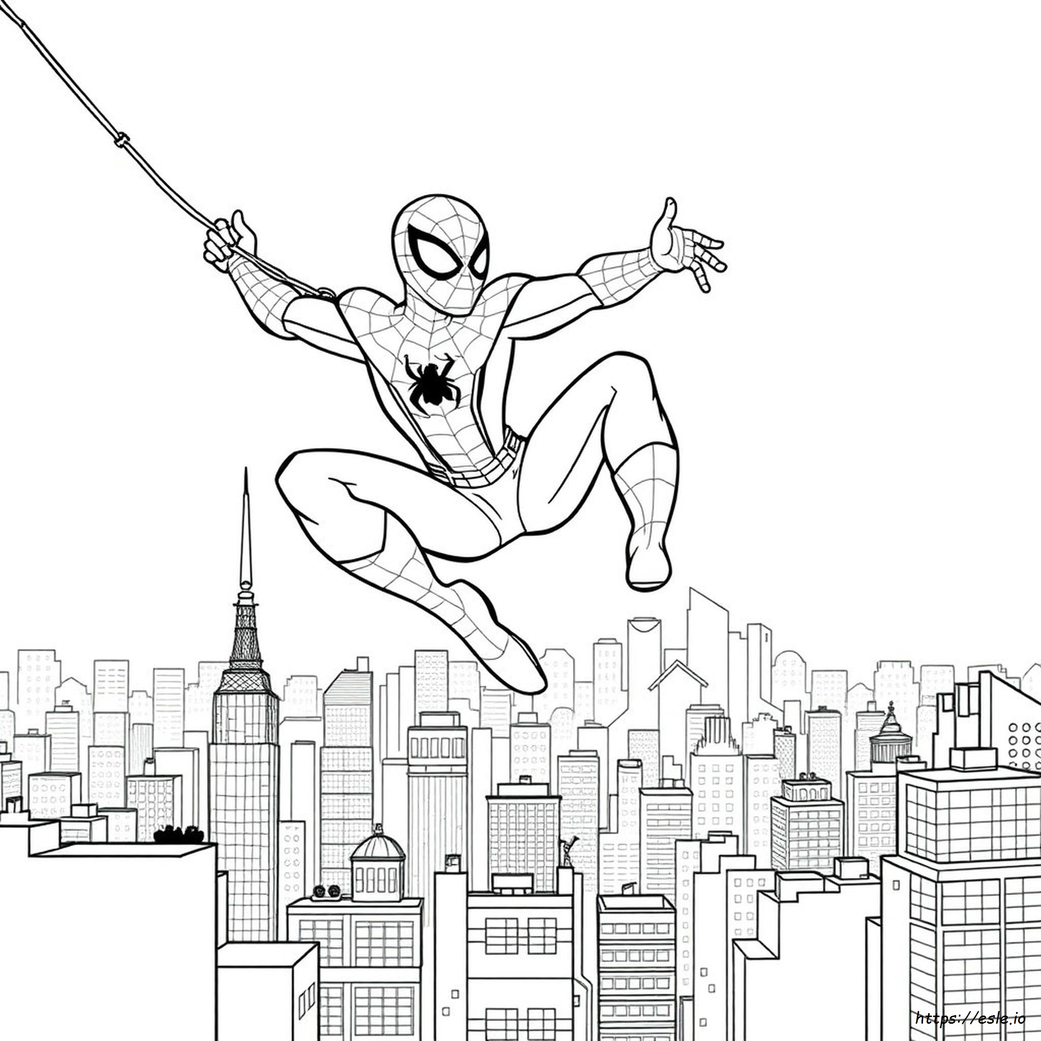 Immagini Di Spiderman Da Colorare Gratis