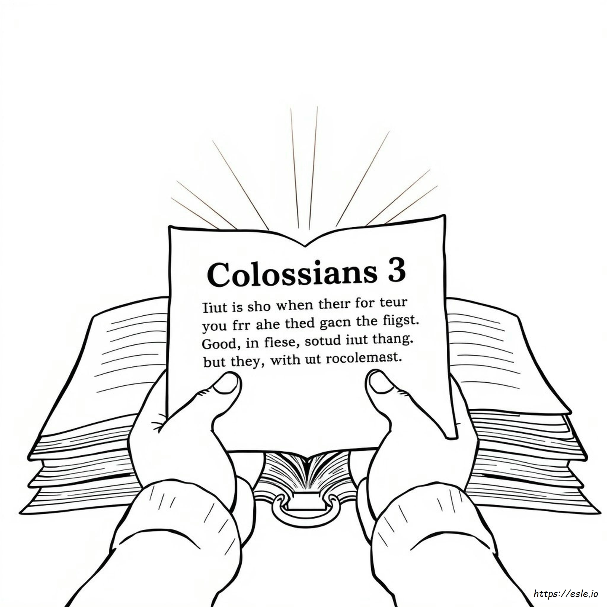 Colossians 3 Coloring Page