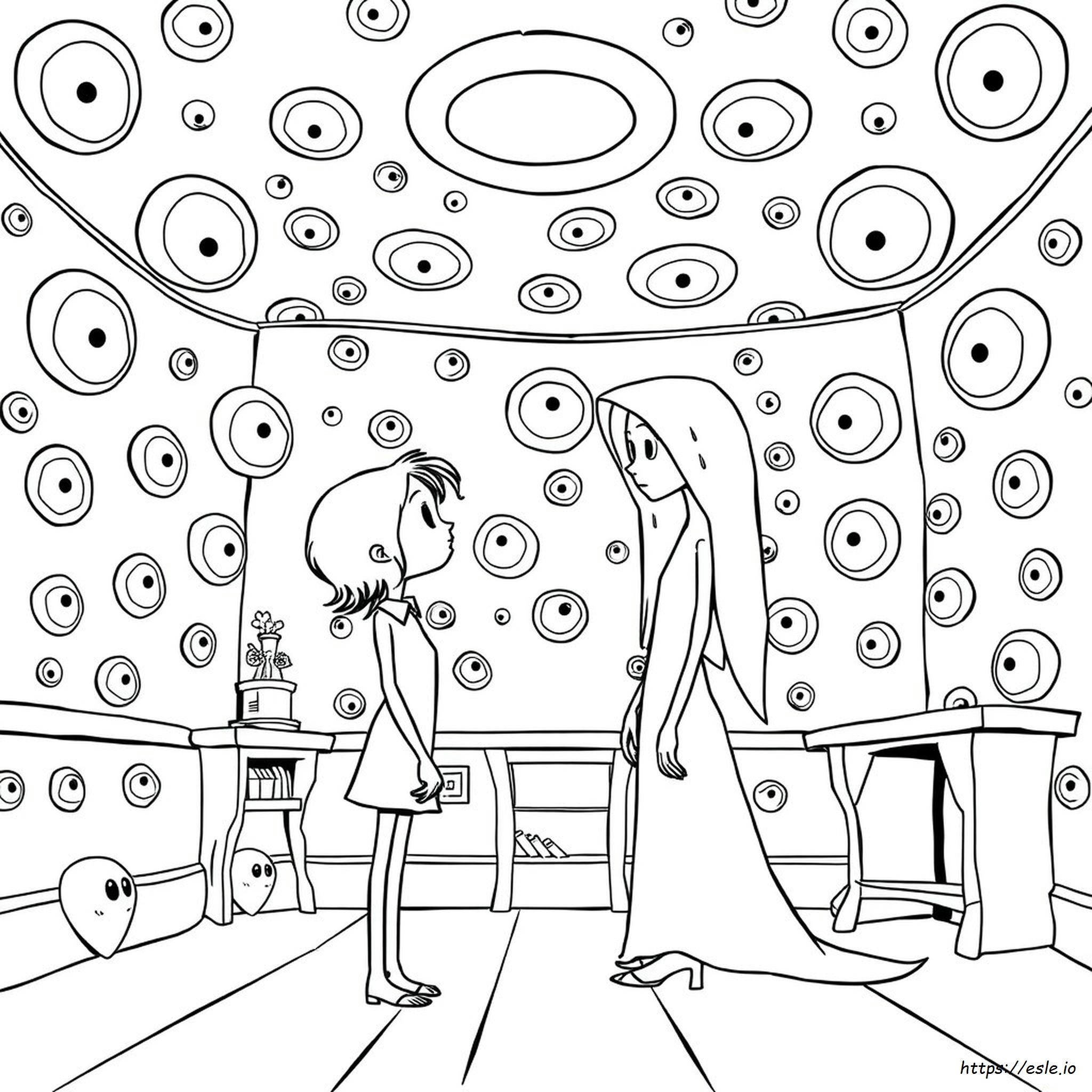 Printable Coraline Other Mother Coloring Pages