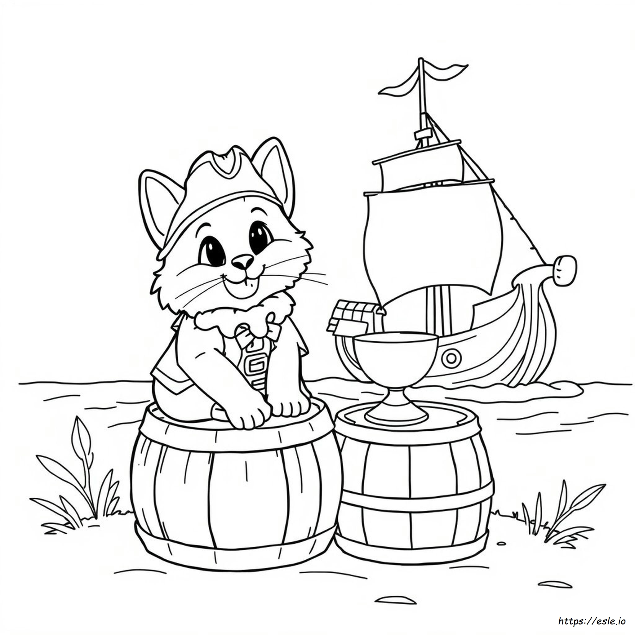 Disegni Da Colorare De Il Gatto Con Gli Stivali