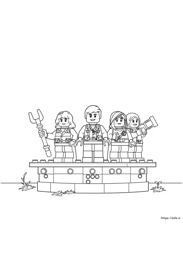 Personaggi Lego Da Colorare