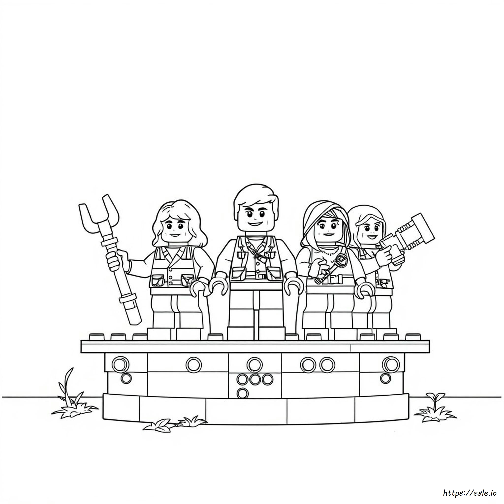 Lego Karakterleri Boyama Sayfaları