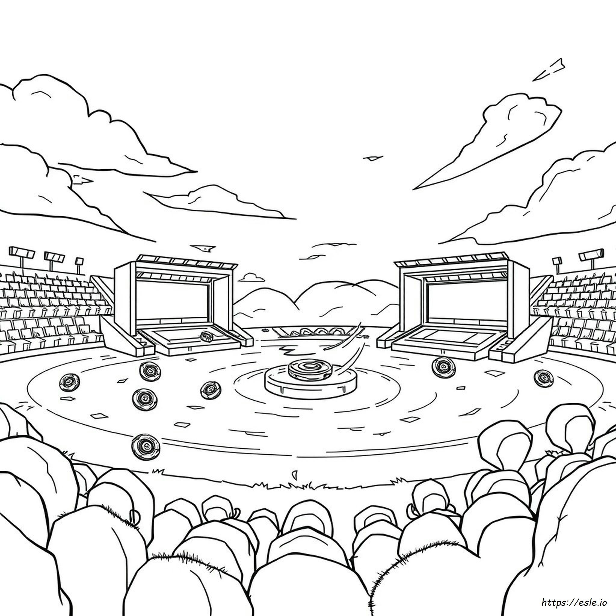 Beyblade Gambar Mewarnai