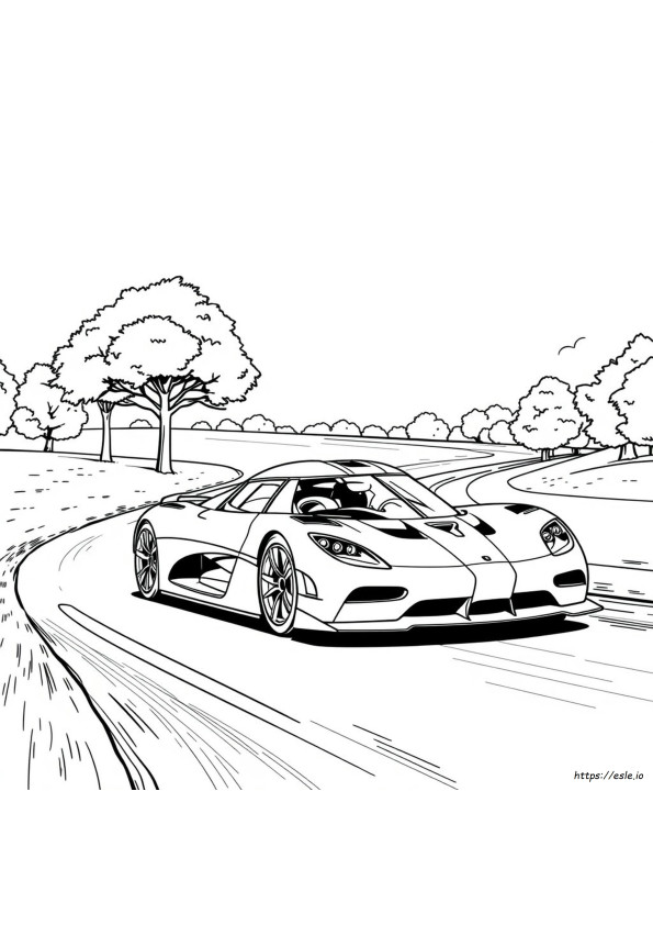 Koenigsegg Agera R Coloring Pages