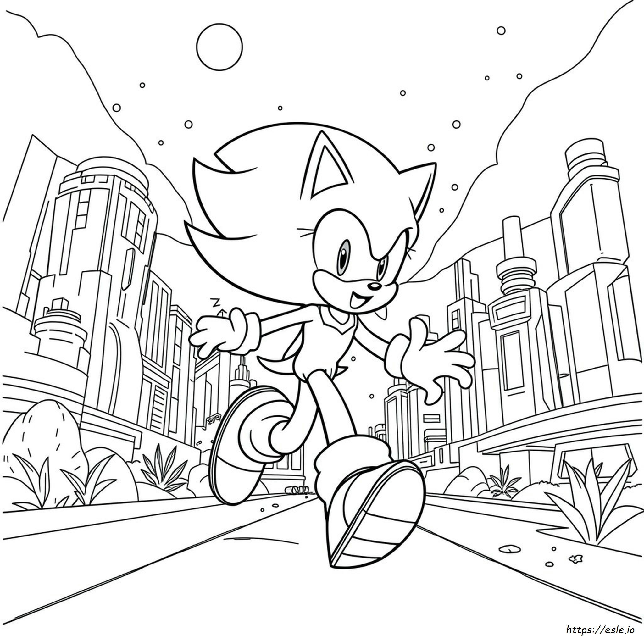 Dibujos De Sonic Niña Para Colorear