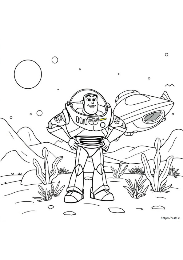 Buzz Lightyear Színező Képek