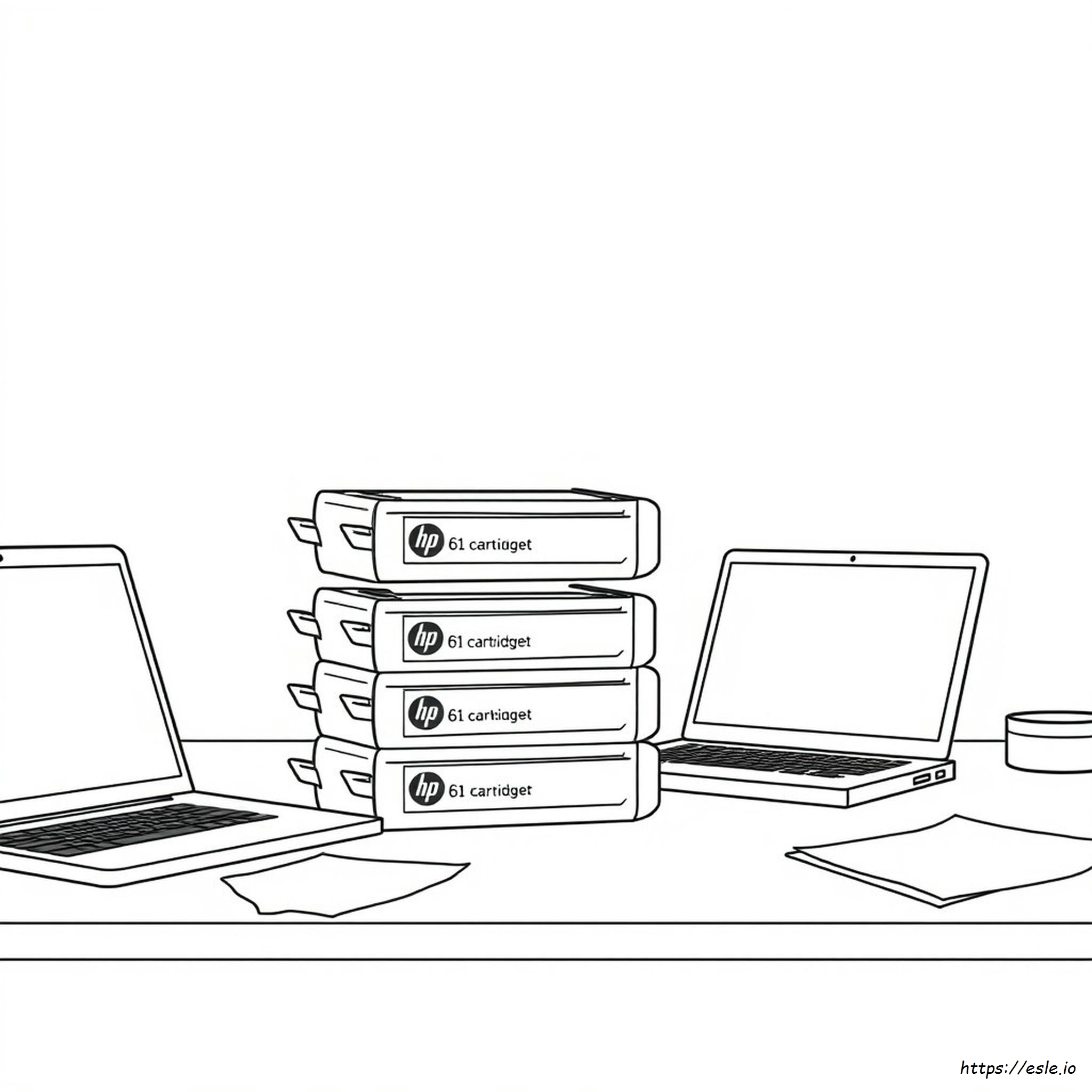Hp 61 Ausmalbild - Kostenlos Zum Ausdrucken