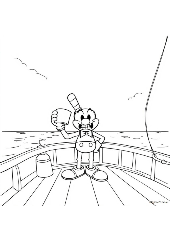 Buku Mewarnai Cuphead