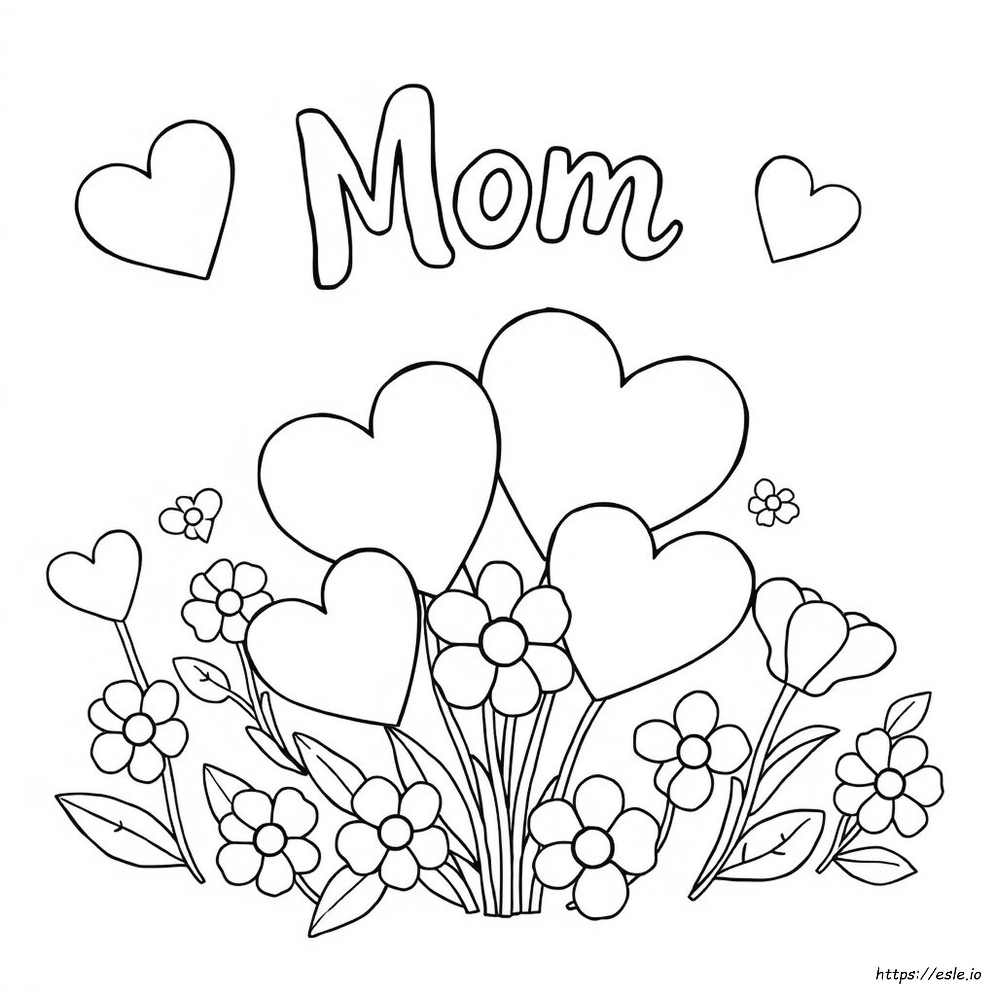 Valentines Coloring Pages For Mom