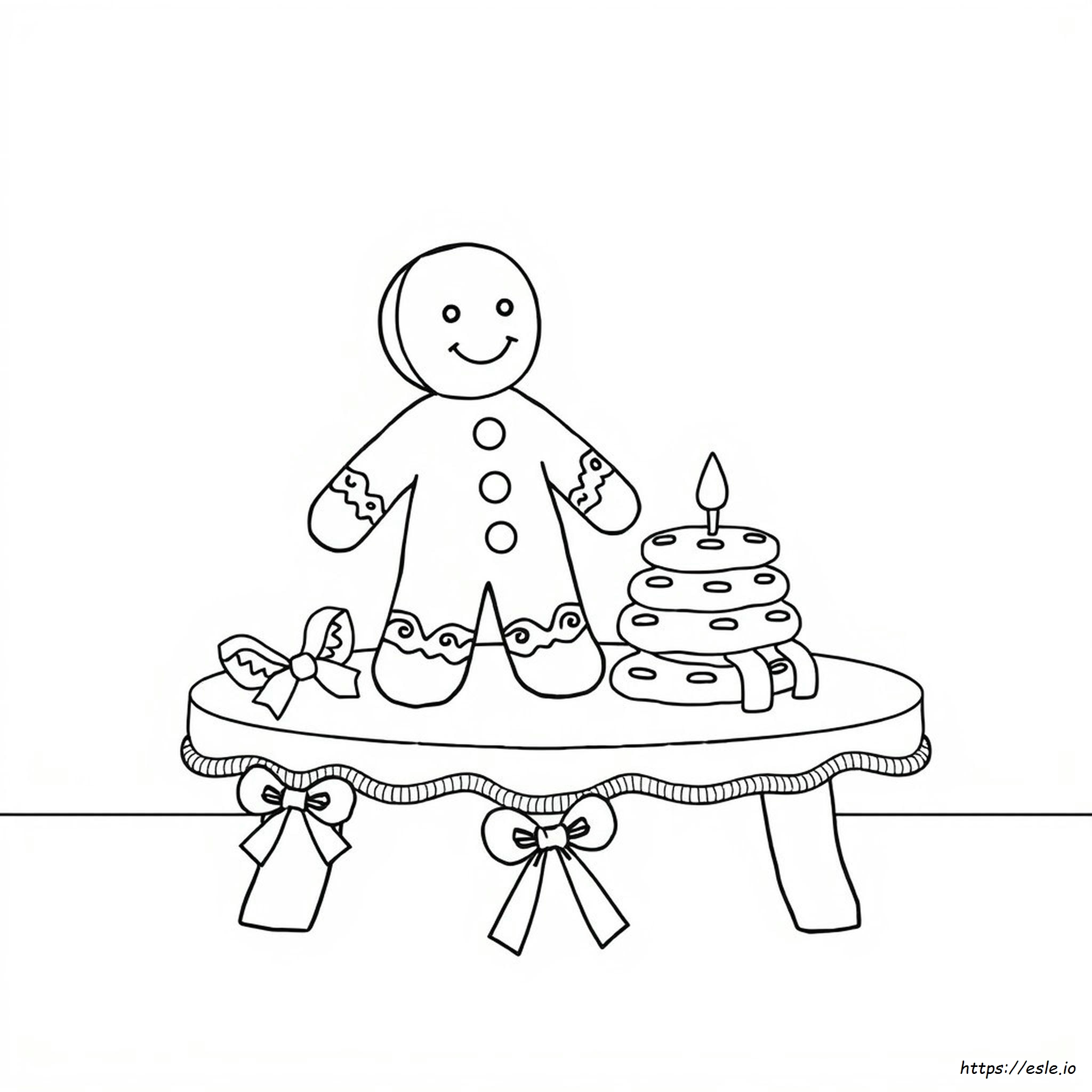 Lebkuchenmann Ausmalbilder Zum Ausdrucken