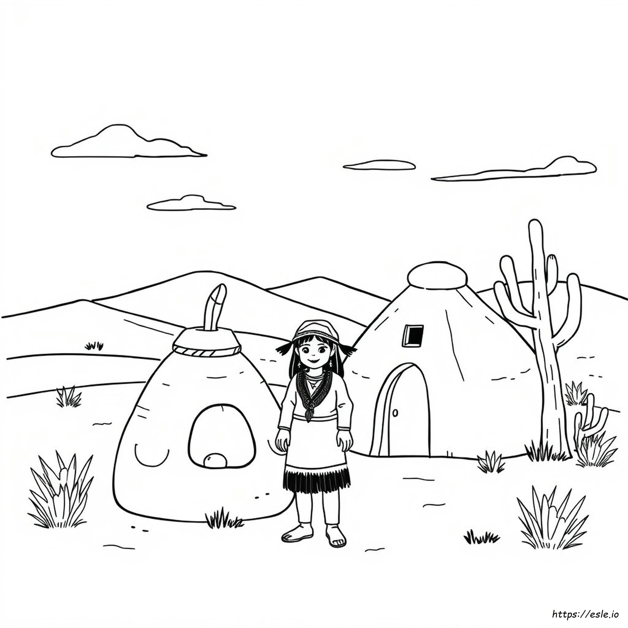 Navajo Coloring Sheets