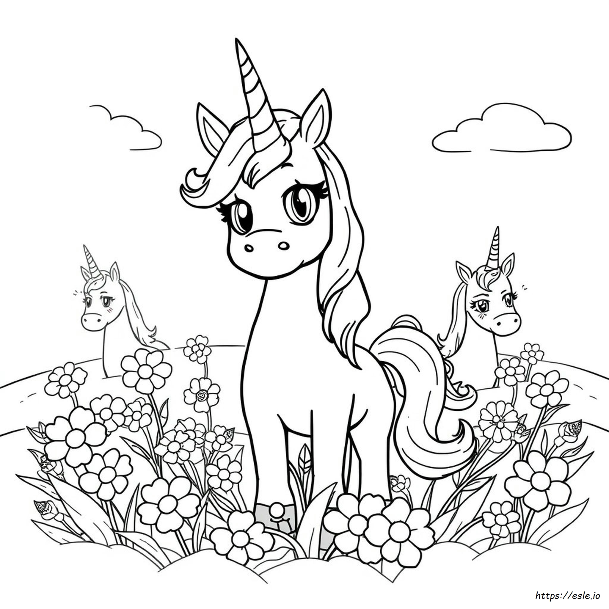 Gambar Mewarnai Unicorn Brengsek - Gratis