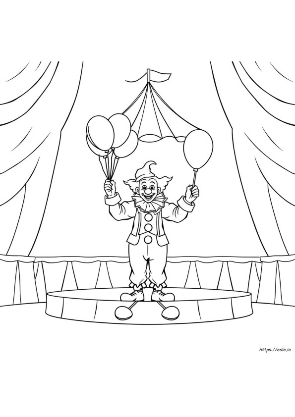 Coloriages De Clowns