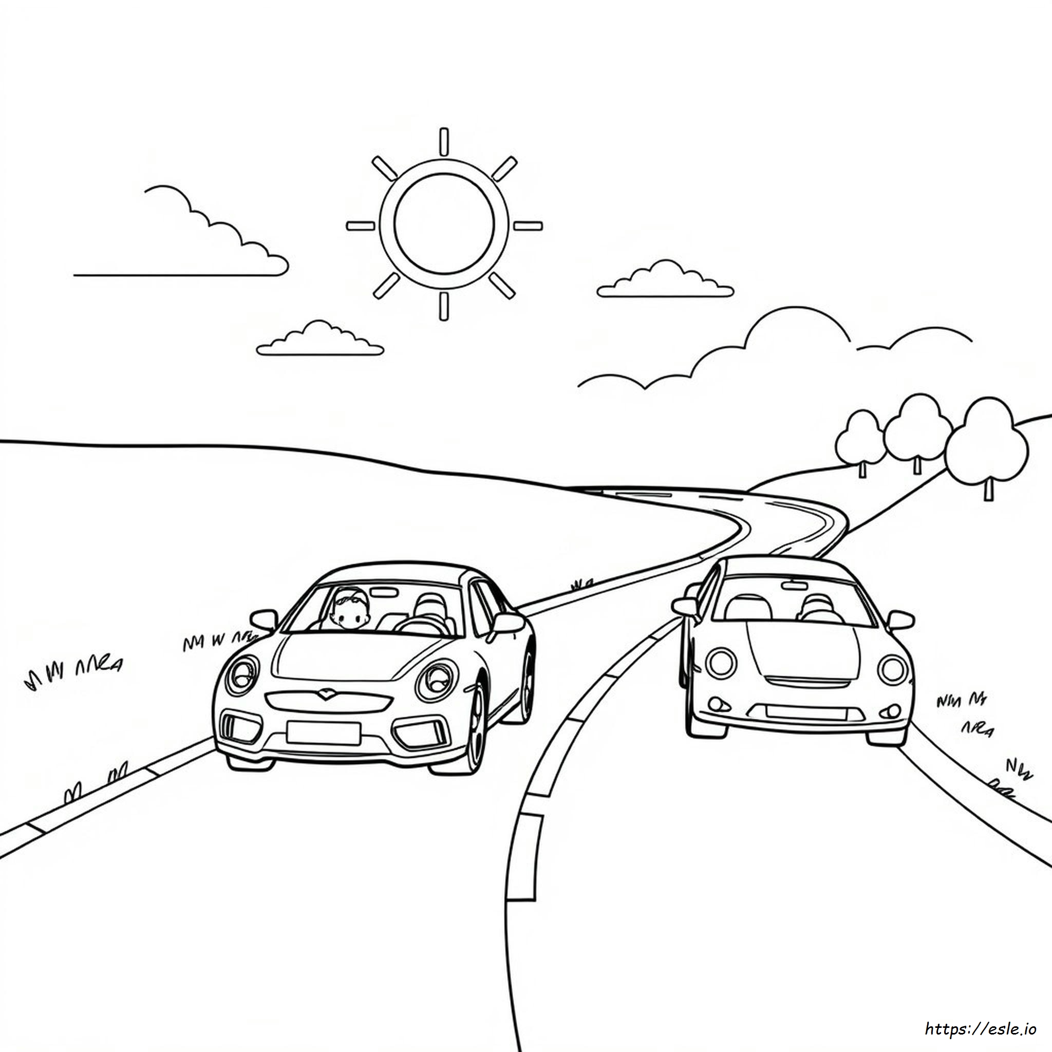 Mobil Gambar Mewarnai Untuk Anak