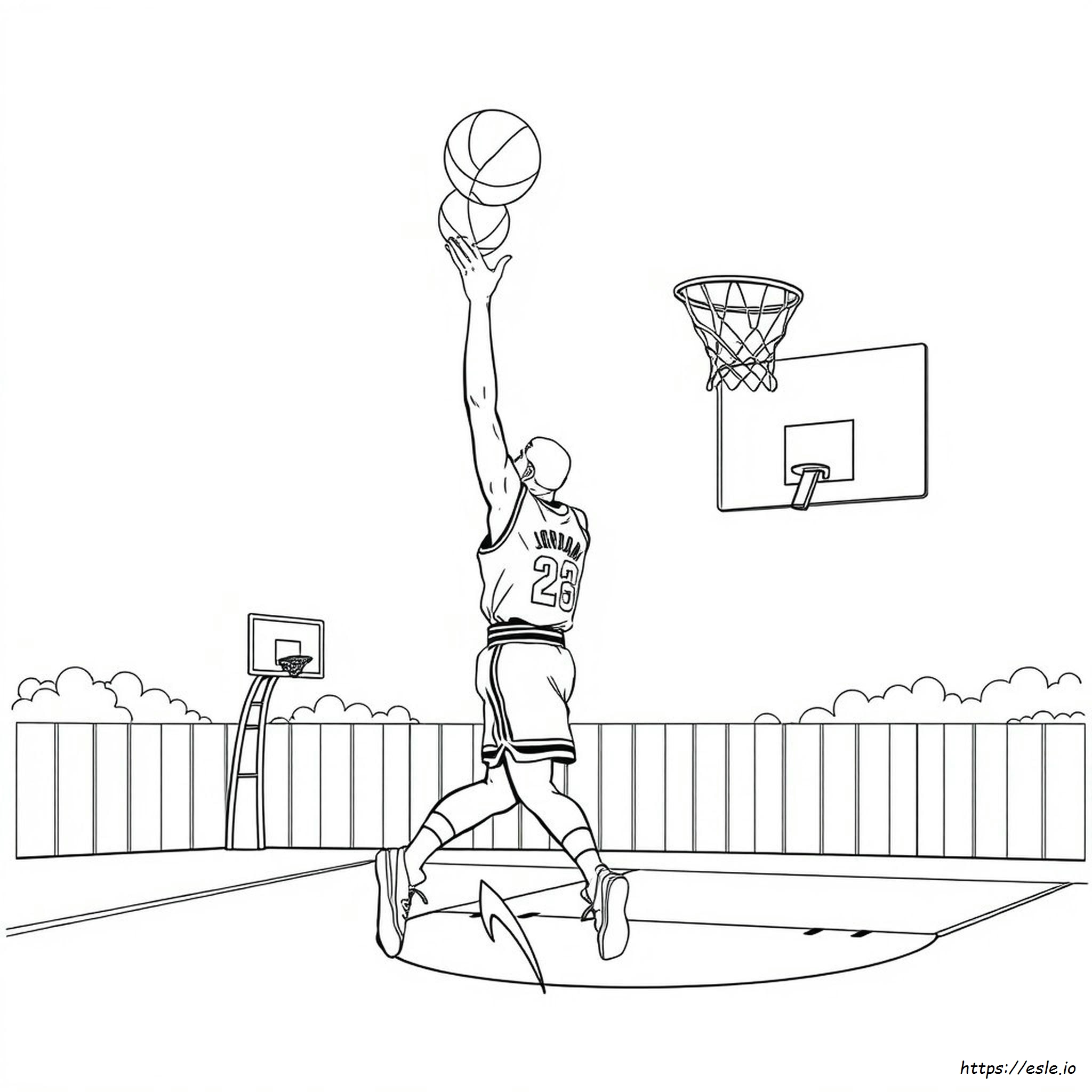 Free Printable Michael Jordan Coloring Pages