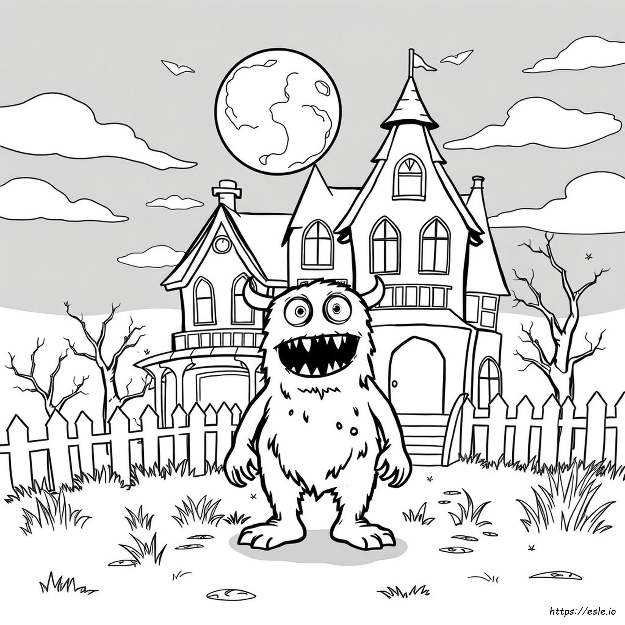 Monster Coloring Pages Pdf