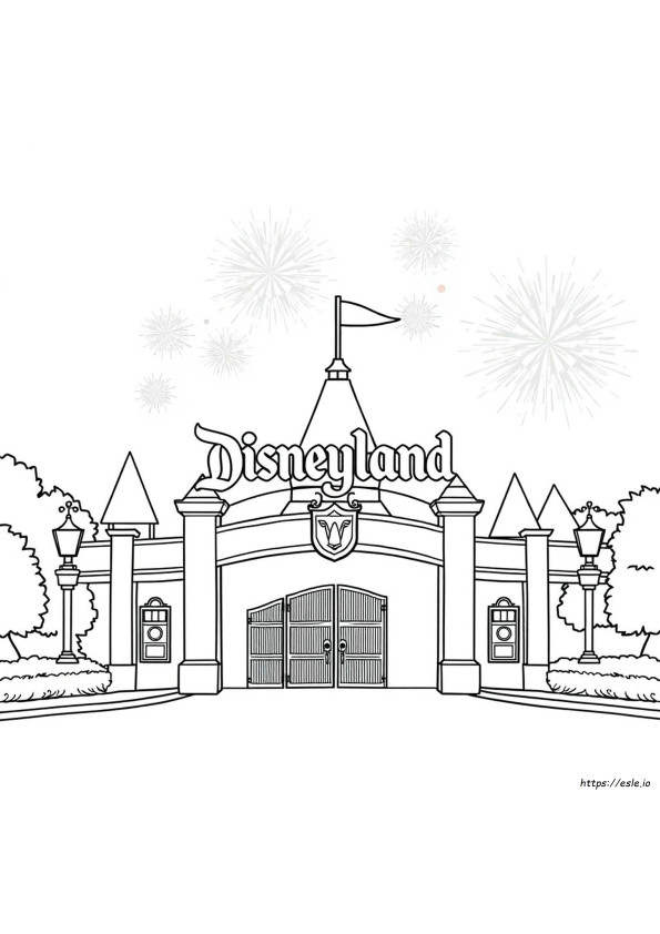 Disneyland Ausmalbilder Kostenlos
