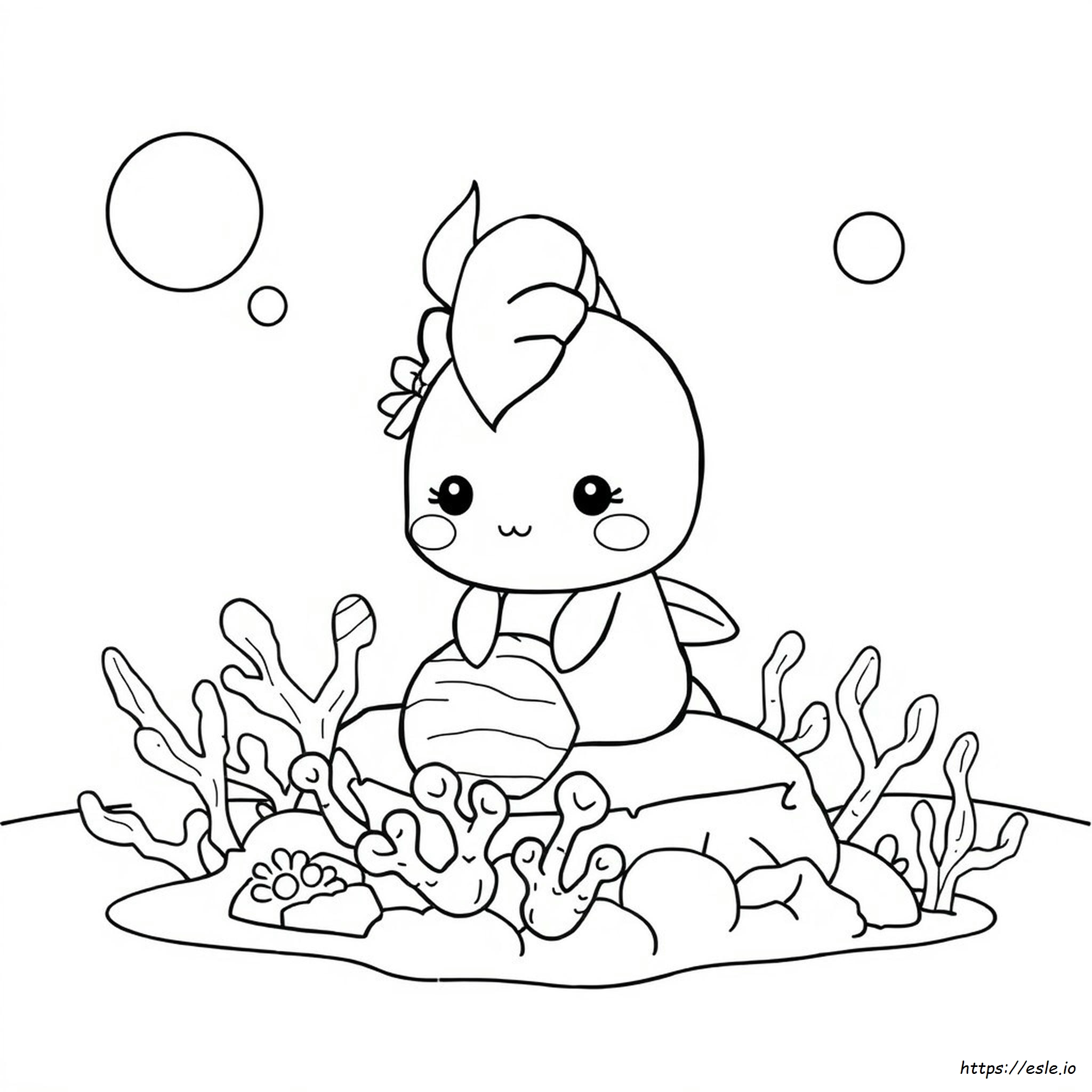 Cinnamoroll Sirena Da Colorare