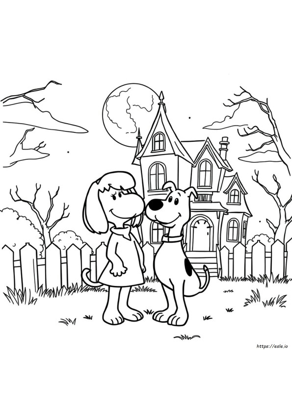 Velma Scooby Doo Coloring Pages