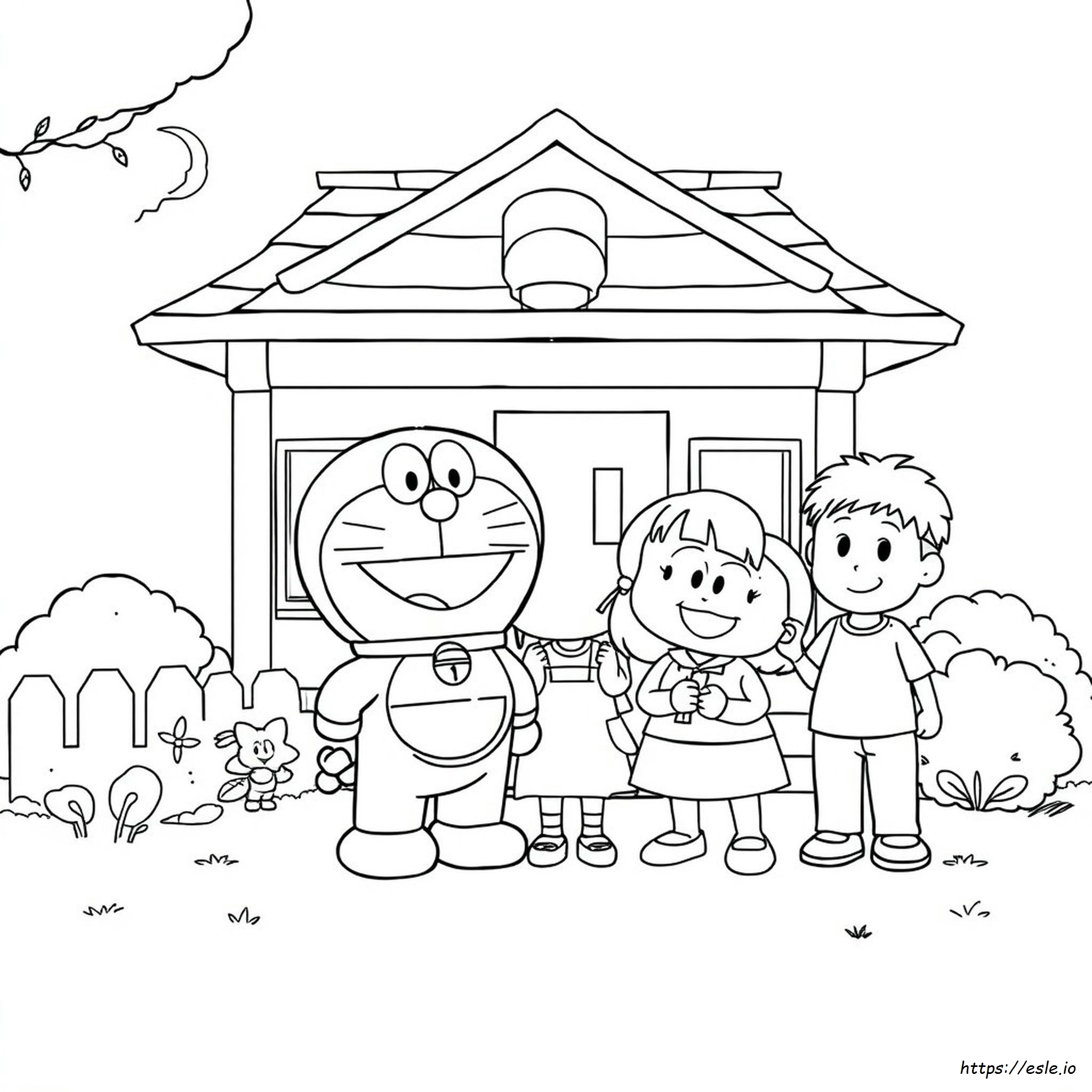 Doraemon Familie Doraemon Ausmalbilder