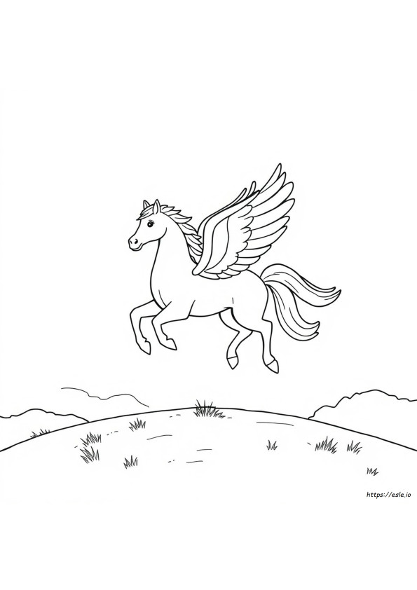 Pégaso Para Colorir