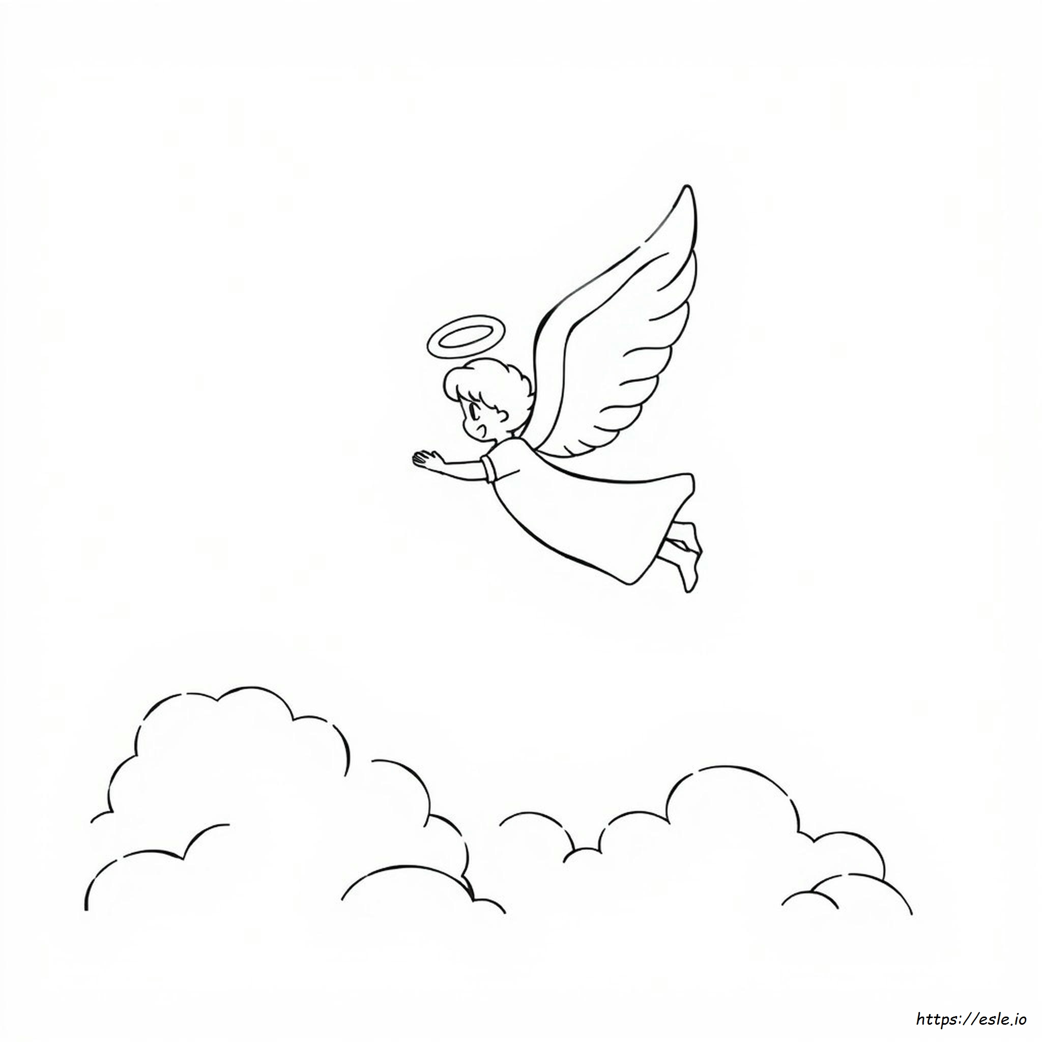 Angel Coloring Pages Print Out