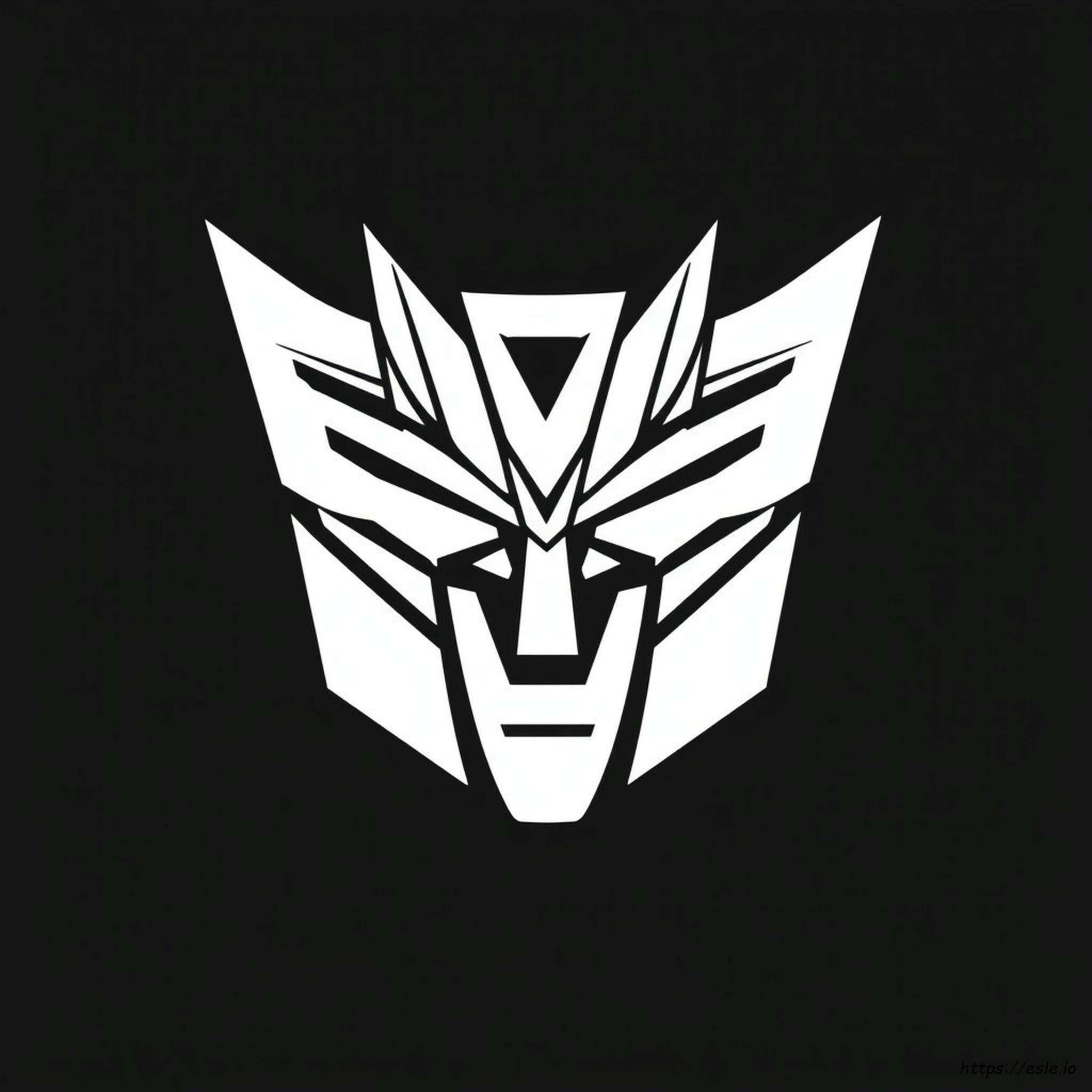Decepticon Logo Coloring Page