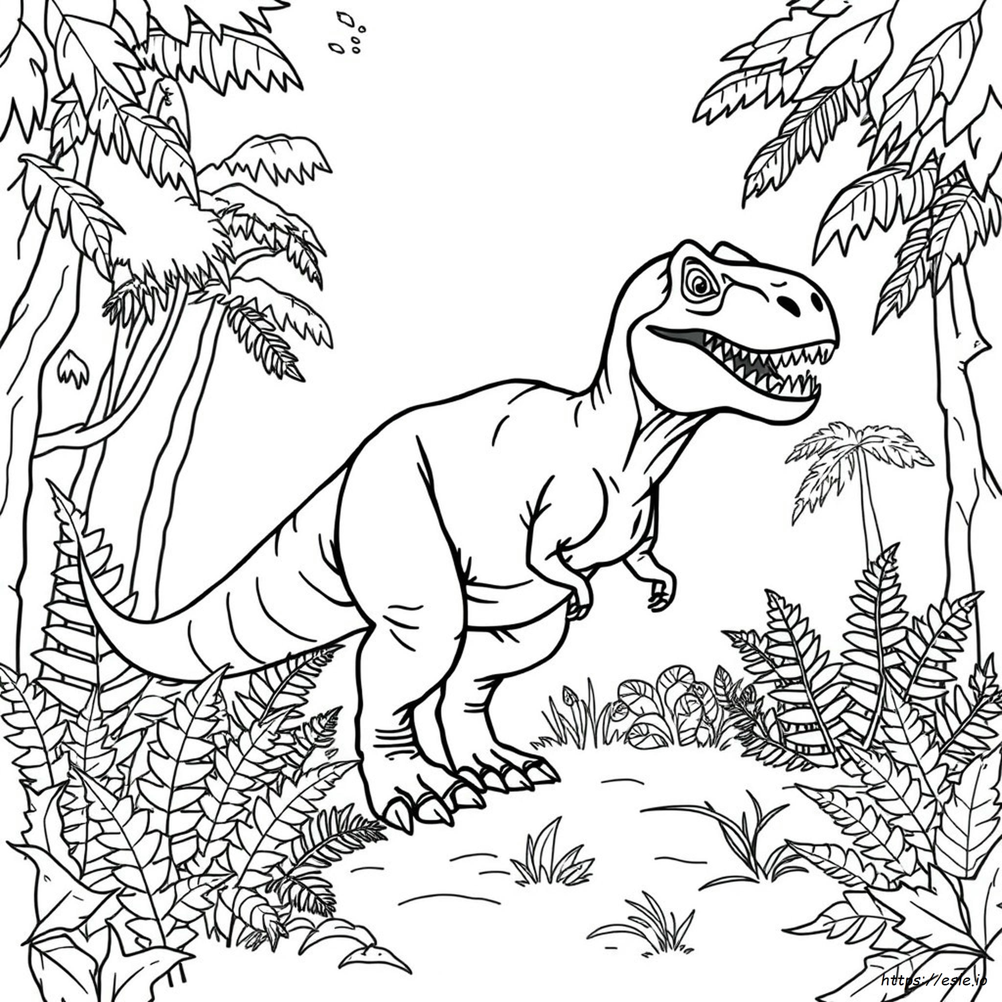 Rexy Coloring Page