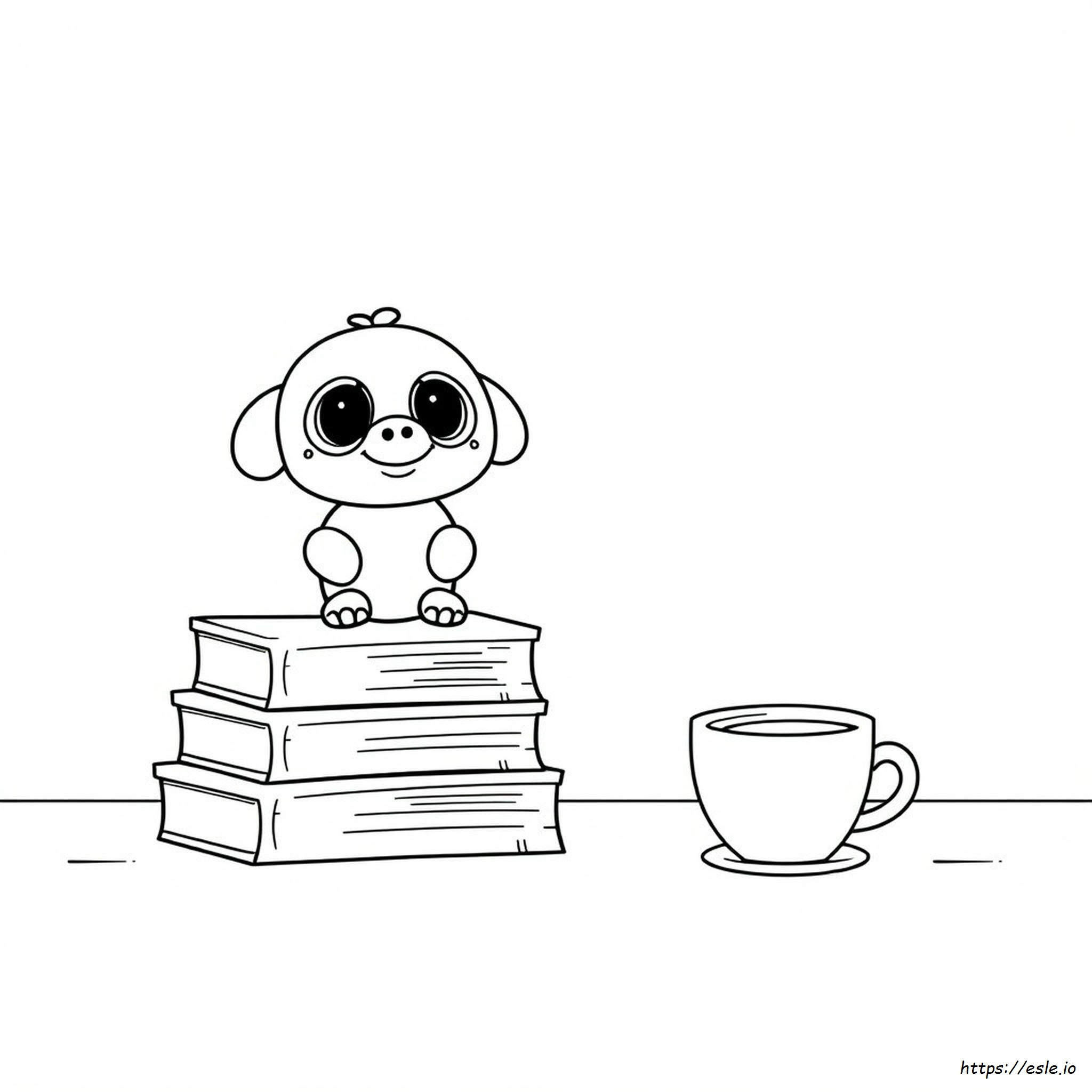 Cute Boba Coloring Pages Easy