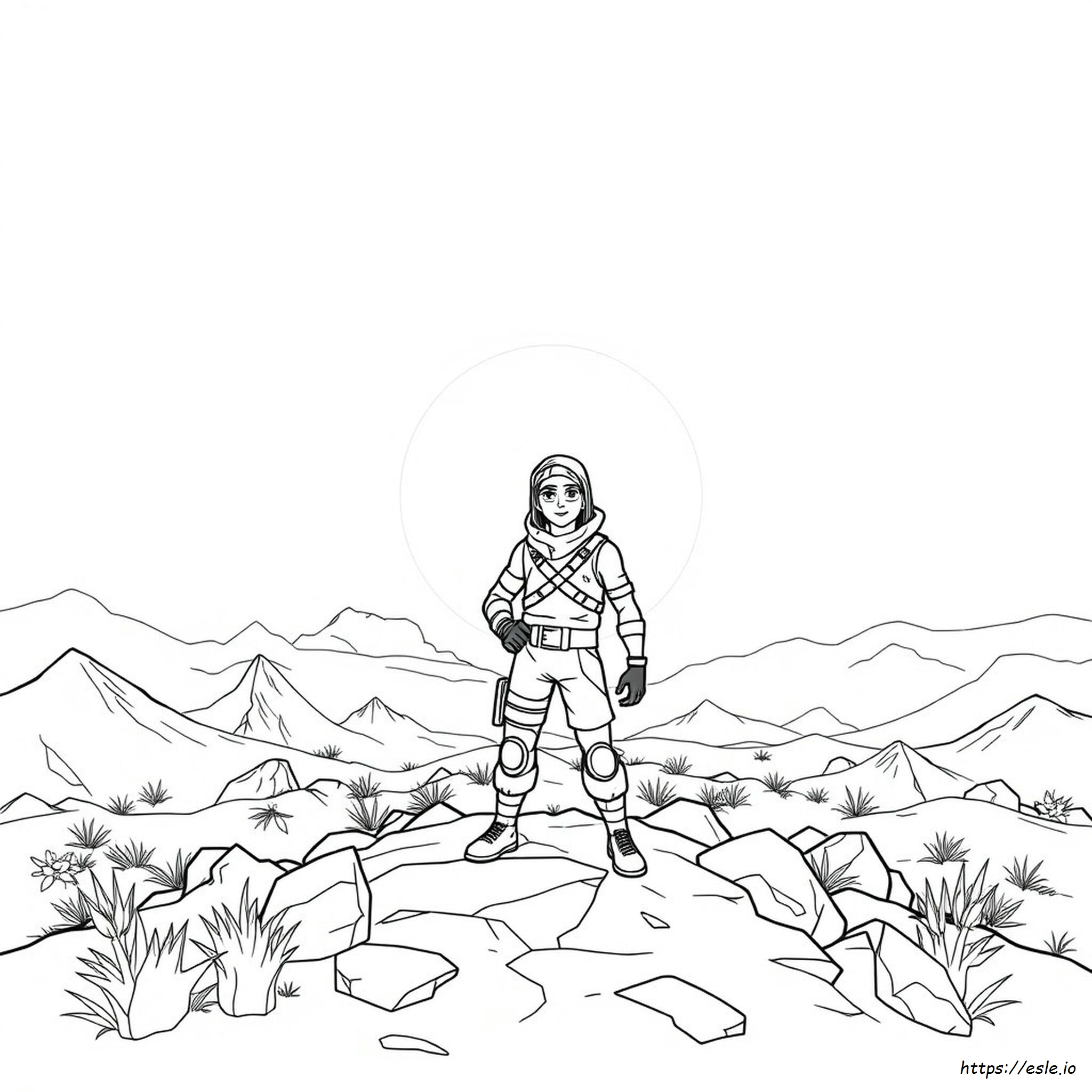 Coloring Pages Of Fortnite Characters