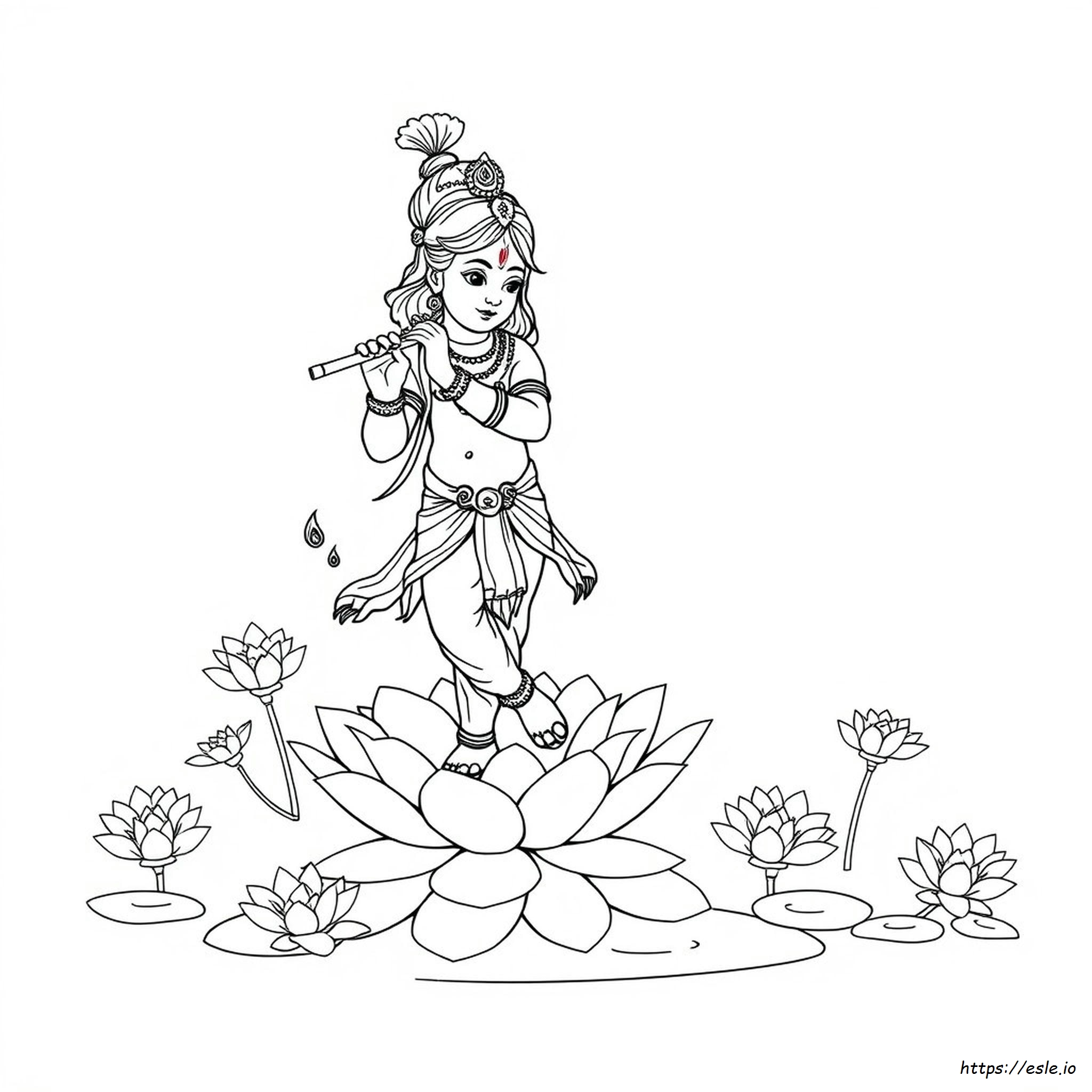 Krishna Images For Colouring