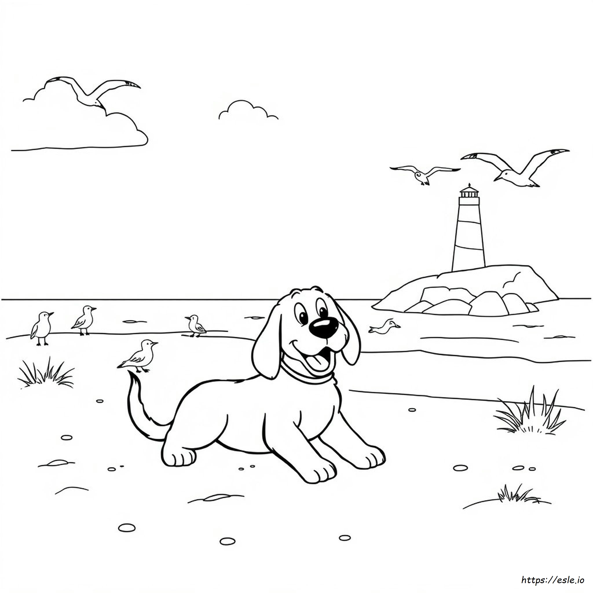 Clifford Puppy Days Coloring Pages