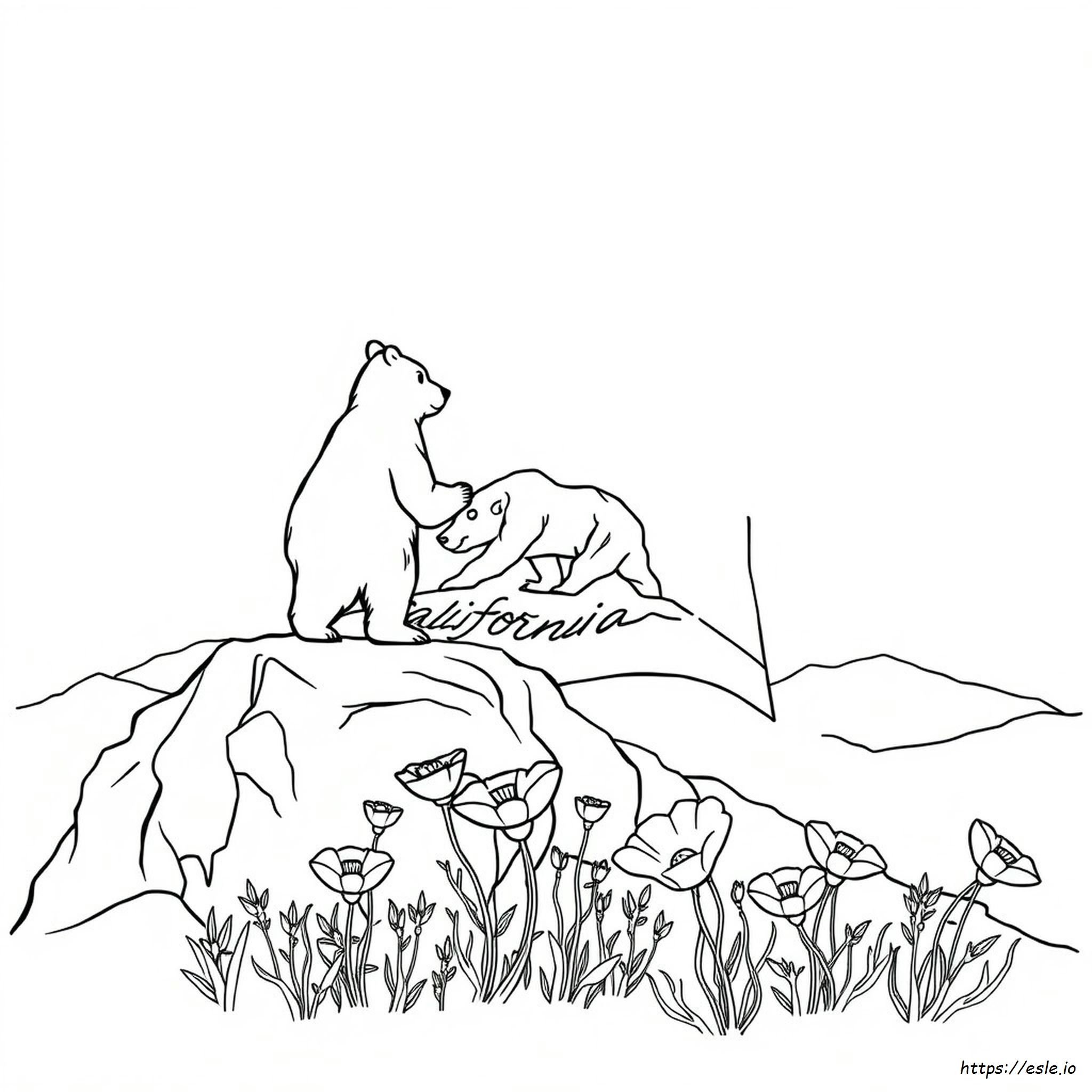 California Bear Coloring Pages