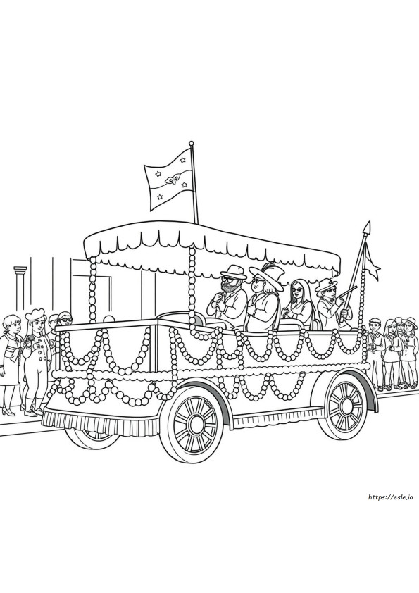 Mardi Gras Adult Coloring Pages