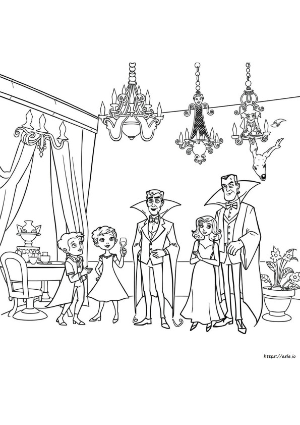 Hotel Transylvania Da Colorare E Stampare