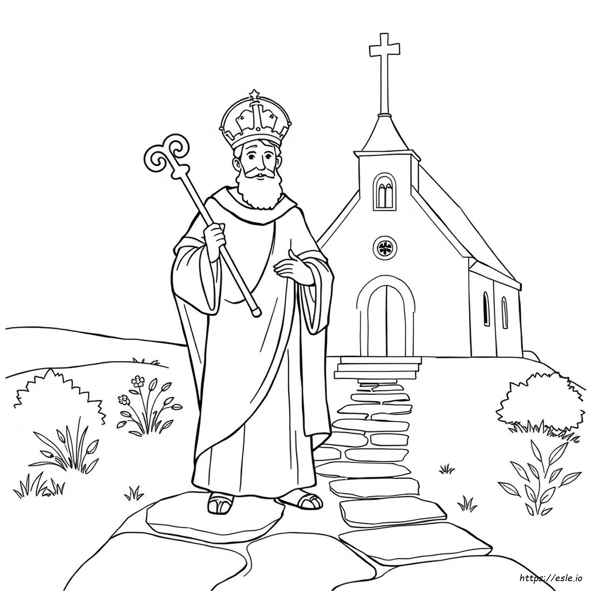 St Peter Colouring Page