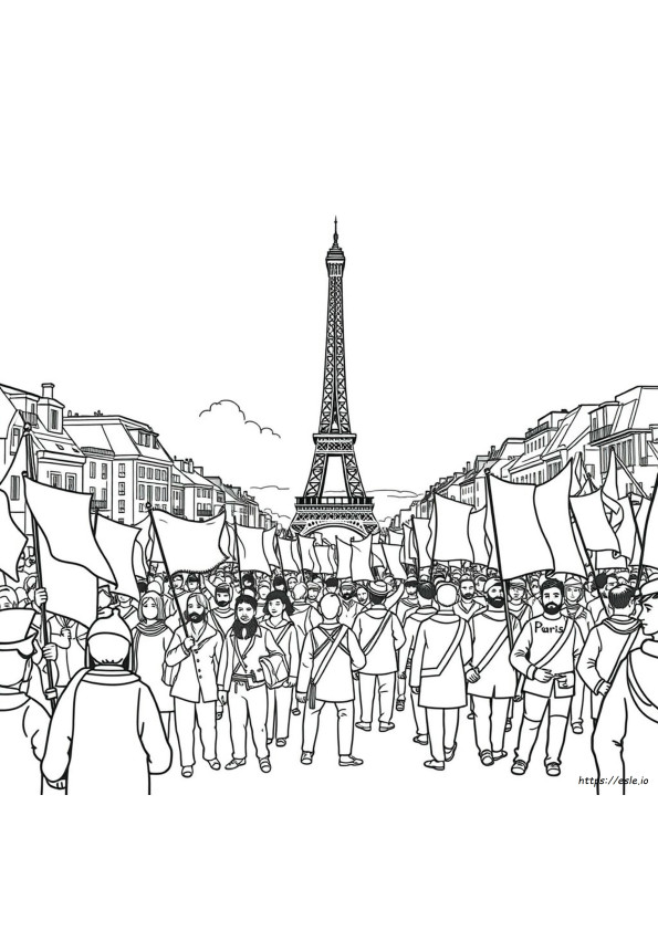 French Revolution Coloring Page