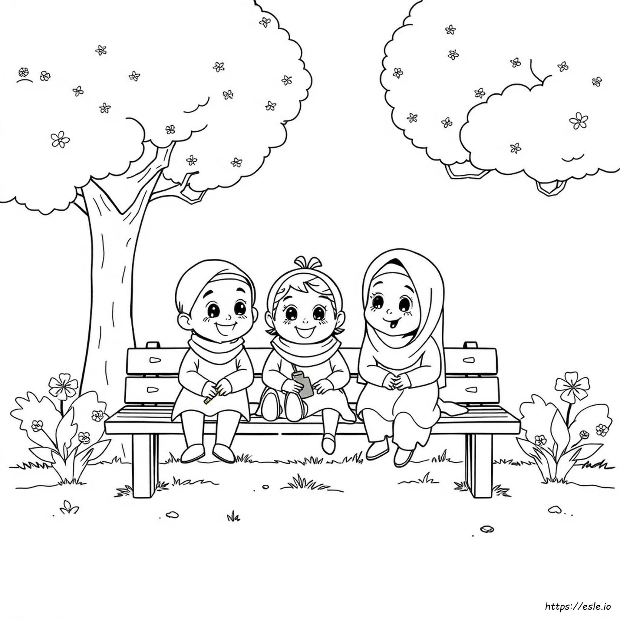 Lukisan Didi Dan Kawan-Kawan Warna