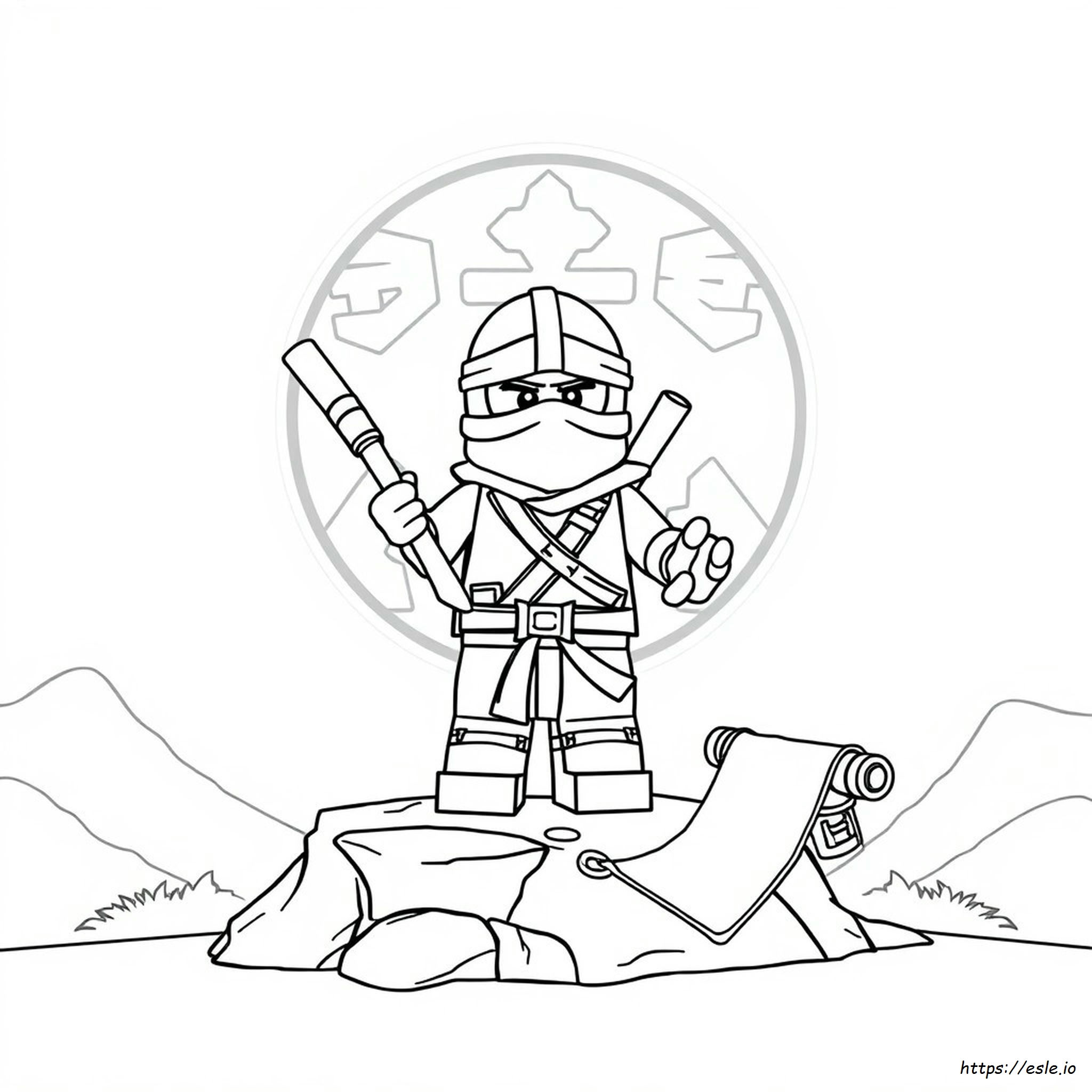 Zane Ninjago Coloring Pages