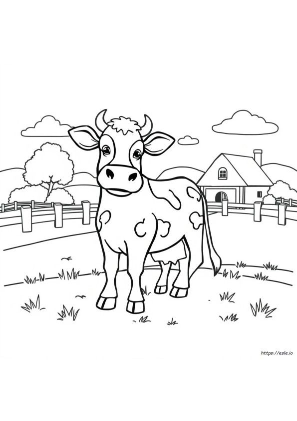 Adopt Me Cow Coloring Pages