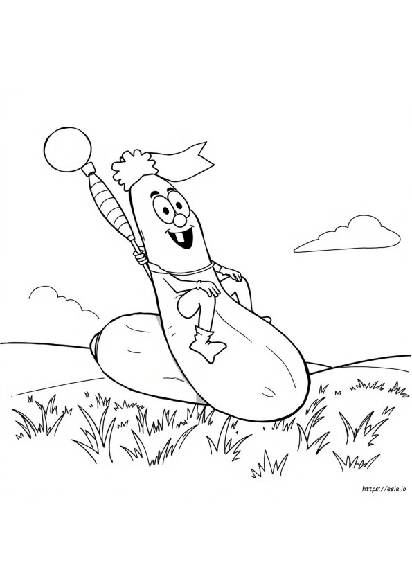 Veggietales Dave And The Giant Pickle Coloring Pages