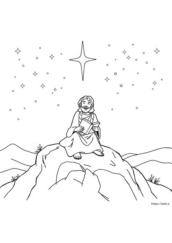 Happy Birthday Jesus Coloring Page