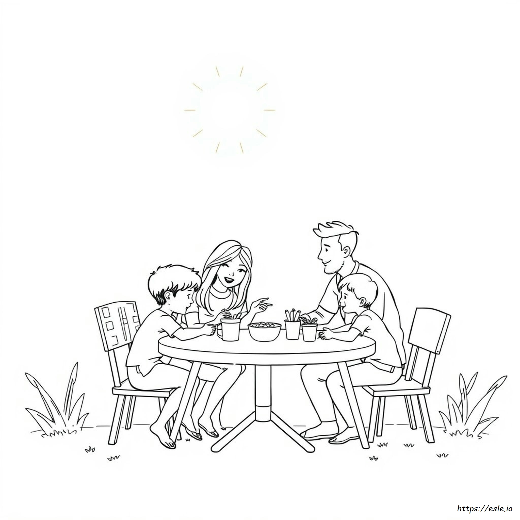 Family Mom And Dad Coloring Pages