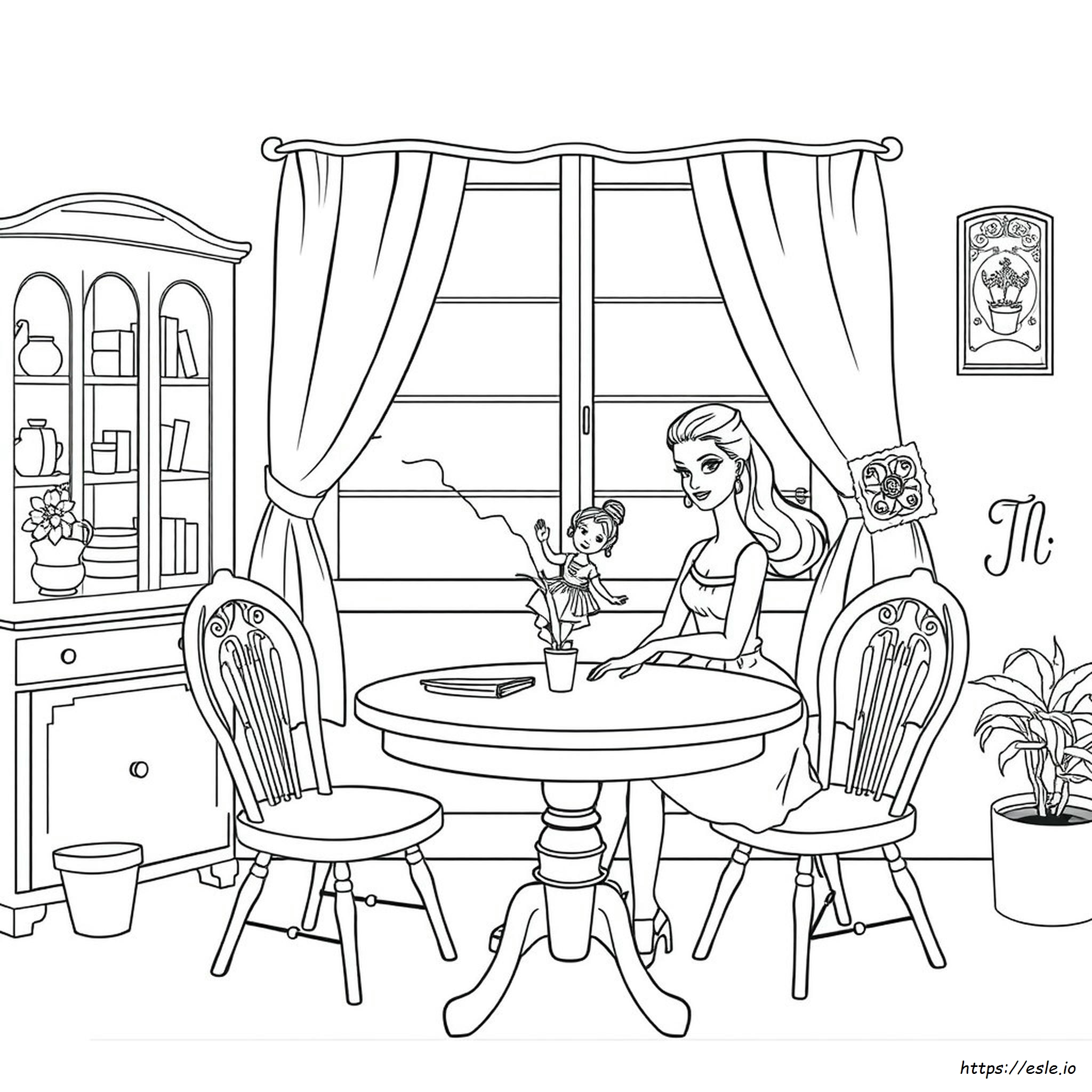 Vintage Barbie Coloring Pages - Free Printable